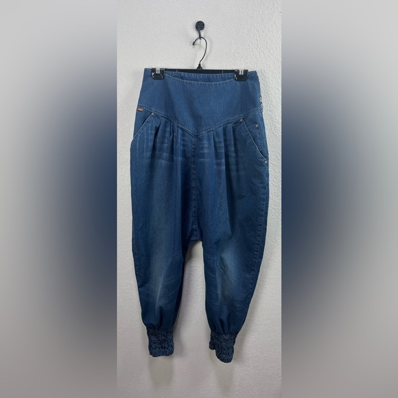 Nikita Pants - Vintage Y2K RARE Nikita Women's Denim HAREM Balloon Jeans Pants SZ 27/34 Casual